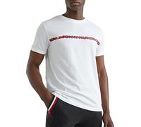 Tommy Hilfiger CN SS Tee Logo, T-Shirts S/S Femme, White,