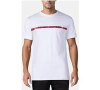 Tommy Hilfiger Cn Ss Tee Logo White Taille: S-M | T-shirts avec imprimés Outlet | Homme | Blanche