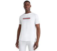 Tommy Hilfiger CN SS Tee UM0UM02348 T-Shirts Manches Courtes, Blanc (White), M Homme