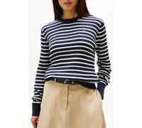 Tommy Hilfiger Co Cable Fine Gg Standard Fit Pullover Navy Taille: XS | Pulls en Maille Outlet | Femme | Bleu
