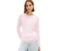 Tommy Hilfiger Co Cardi Fine GG Ls Boat-NK SWT Ww0ww44975 Pull-Over, Pink (Light Pink), XL Femme