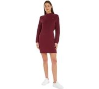 Tommy Hilfiger CO Cardi Stitch SWT Dress WW0WW40694 Robes en Tricot, Violet (Deep Rouge), L Femme