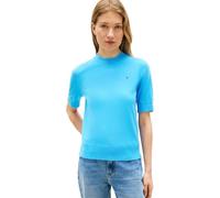 Tommy Hilfiger Co Jersey Fine GG C-NK SS SWT Ww0ww49705 Pull-Over, Blue (Frigid Blue), L Femme