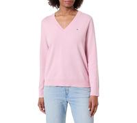 Tommy Hilfiger Pull-over Co Jersey Stitch V-NK Ww0Ww40098 Rose (Bonita Pink) Taille L Femme