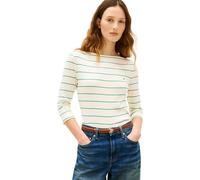 Tommy Hilfiger Cody Boat-NK 3/4Slv Ww0Ww40589 Slim pour Femme, Blanc, XS