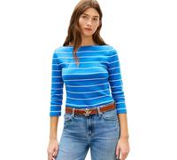 Tommy Hilfiger Cody Boat-Nk 3/4Slv Ww0Ww40589 Slim pour femme, bleu, L
