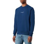 Tommy Hilfiger Col Rond avec Logo Tommy WCC pour Homme, Bleu (Night Sky), XXL