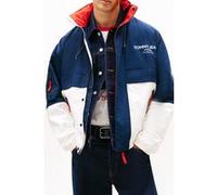 Tommy Hilfiger Colorblock Windbreaker Dark Night Navy/multi Taille: L | Blousons d'aviateurs Outlet | Homme | Le Noir