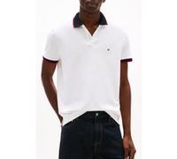 Tommy Hilfiger Contrast Collar Polo Normal Fit White Taille: XL | Polos Outlet | Homme | Blanche