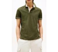 Tommy Hilfiger Contrast Collar Polo Reg Fit Battle Green Taille: XL | Polos Outlet | Homme | Vert