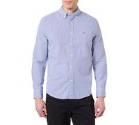 Tommy Hilfiger Core Flex Pop Classic STP Shirt Mw0Mw41403 Chemise L/S, Blue (Wedge Blue/Stripe), L Homme