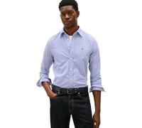 Tommy Hilfiger Core Flex Pop Classic STP Shirt Mw0Mw41403 Chemise L/S, Blue (Wedge Blue/Stripe), M Homme