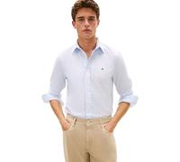Tommy Hilfiger Core Flex Pop Classic STP Chemise MW0MW41403 L/S pour Homme, Bleu, M, Bleu (Bleu Doux/Rayures), M