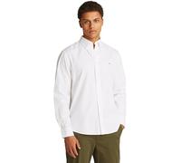 Tommy Hilfiger Core Flex Popeline Solid RF Chemise Mw0mw39988 L/S, Blanc (Blanc), M Homme, Blanc (Blanc)., Medium
