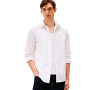 Tommy Hilfiger Core Flex Popeline Solid RF Shirt MW0MW39988 Chemise L/S, Blanc, XL, Blanc (Blanc), XL