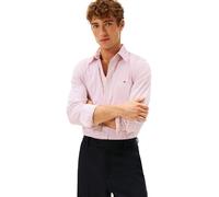 Tommy Hilfiger Core Hairline Poplin RF Shirt Mw0Mw41399 Chemise L/S, Red (Medium Red/Stripe), S Homme