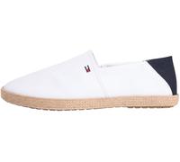 Tommy Hilfiger Core Hilfiger Espadrilles Textile FM0FM05792 pour Homme, Blanc (Blanc), Pointure 40