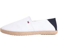 Tommy Hilfiger Core Hilfiger Espadrilles Textile FM0FM05792 pour Homme, Blanc (Blanc), Pointure 43