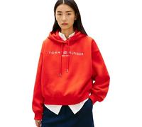 Tommy Hilfiger Corp Logo Mdrn Hoodie Ww0ww47832 Sweat à Capuche, Orange (Feux d'artifice), Taille M, pour Femme