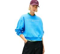 Tommy Hilfiger Corp Logo Mdrn Swtsrt Ww0Ww47831 Sweat-Shirt à Enfiler, Blue (Mesmerizing Blue), L Femme