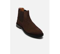 Tommy Hilfiger Bottines Chelsea Fm0fm05953Low en daim pour homme, Cacao brun, 45 EU