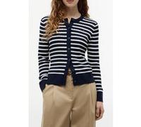 TOMMY HILFIGER Cardigan 'Mini Cable' bleu marine / blanc, Taille S-M