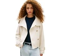 Tommy Hilfiger Cotton Crop Trench Ww0ww50768 Veste Trucker, Beige (Light Silt), XXS Femmes