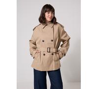 Tommy Hilfiger Cotton Short Trench pour S Beige