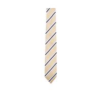 TOMMY HILFIGER Cravate beige / bleu marine / blanc, Taille One Size