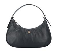 Tommy Hilfiger CREST LEATHER Sac à bandoulière Cuir 37 cm noir