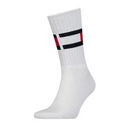 Tommy Hilfiger Crew Sock, White, 39/42 Homme