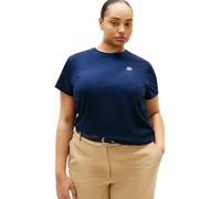 Tommy Hilfiger CRV Th Script Reg C-NK SS Tee Ww0Ww49517 T-Shirt S/S, Blue (Dark Night Navy), 76 Femme