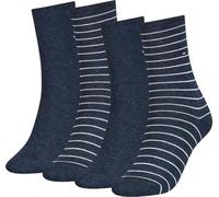 TOMMY HILFIGER Damen Socken, 6er Pack - Women's Patterned Styles Jeansblau 39-42