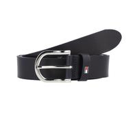 Tommy Hilfiger Danny Ceinture Cuir véritable 80 cm bleu