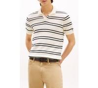 Tommy Hilfiger Dc Kntd Stp Jhny Col Regular Fit Poloshirt, Ivory Taille: XL | Polos Outlet | Homme | Blanche