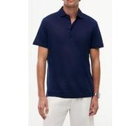 Tommy Hilfiger Dc Spread Collar Linen Polo Navy Iris Taille: S | T-Shirts Outlet | Homme | Blanche