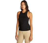 Tommy Hilfiger Débardeur Ajusté Femme Rib Top Stretch, Noir (Black), M