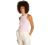 Tommy Hilfiger Débardeur Ajusté Femme Rib Top Stretch, Rose (Light Pink), S