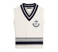 TOMMY HILFIGER Débardeur ivoire / noir, Taille XL