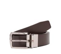 Tommy Hilfiger Ceinture homme Denton Réversible 3,5 cm Marron (Testa Di Moro/Black) 90 cm