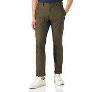 Tommy Hilfiger Denton Poplin Modern Chino Pantalons, Army Green, W34/L34 Homme