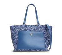 Tommy Hilfiger Distinct Tote Sac à main Sac à bandoulière Monogramme Bleu, bleu