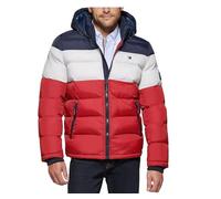 Tommy Hilfiger Doudoune à capuche pour homme en duvet synthétique, tailles standard et grandes tailles, XX-Large haut
