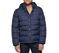Tommy Hilfiger Doudoune à capuche pour homme en duvet synthétique, tailles standard et grandes tailles, midnight, Medium