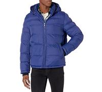 Tommy Hilfiger Doudoune classique à capuche pour homme (standard et grande taille), Bleu roi, M