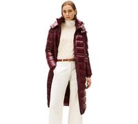 Tommy Hilfiger Doudoune Femme Gloss Down Waist Maxi avec Col Montant, Rouge (Deep Burgundy), XXS