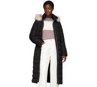 Tommy Hilfiger Doudoune Femme Heritage Tyra Maxi With Fur avec Capuche, Noir (Black), XXS
