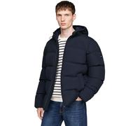 Tommy Hilfiger Doudoune Homme Down Hooded Puffer Jacket avec Capuche, Bleu (Desert Sky), L