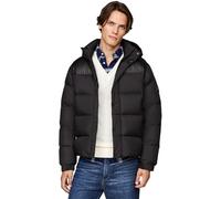 Tommy Hilfiger Doudoune Homme Mix Down Hooded Puffer Jacket avec Capuche, Noir (Black), XL