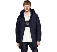 Tommy Hilfiger Doudoune Homme Rockie Utility Parka avec Patte de Boutonnage, Bleu (Desert Sky), XL
